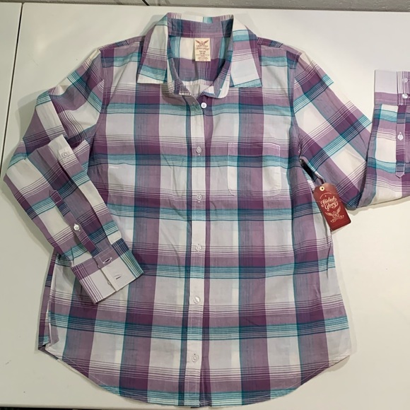 Faded Glory Tops - Plaid shirt